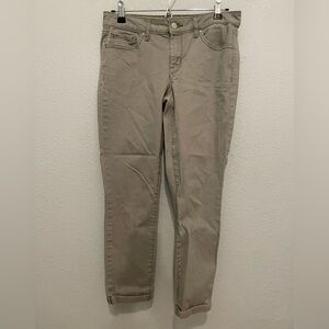 Jessica Simpson Women's Straight Leg Jeans in Olive Green